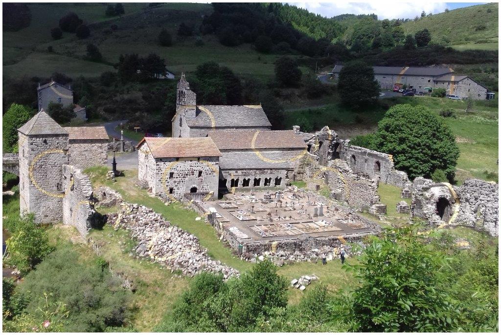 17-Ardéchoise  juin 2017- Abbaye de  Mazan